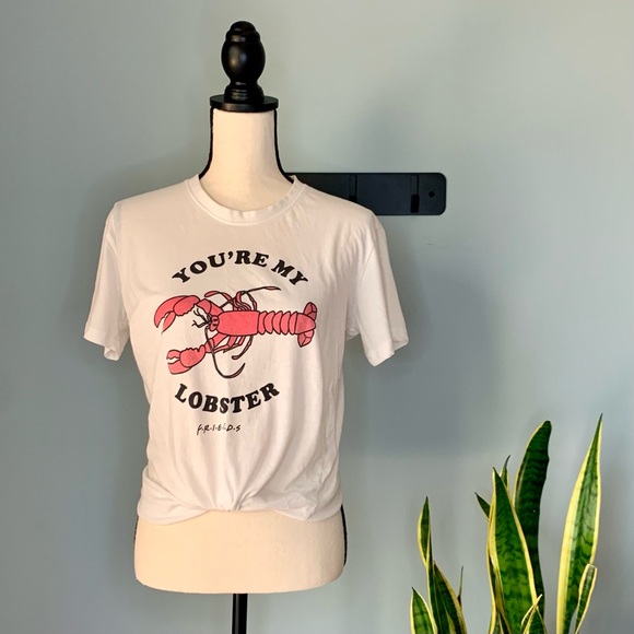 ❗️Sold❗️Friends • "You're My Lobster" Short-Sleeve Graphic Tee • Cotton Blend - Picture 5 of 7